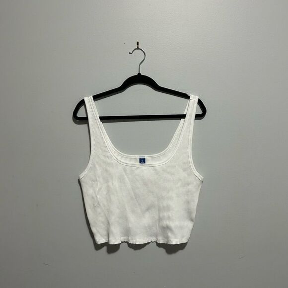 Old Navy Ultra Cropped  Rib- Knit Tank Top - Picture 1 of 5